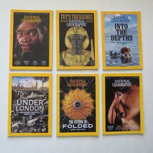 National Geographic Magazine Lot of 6 Magazines 2016 – 2025 Set #1